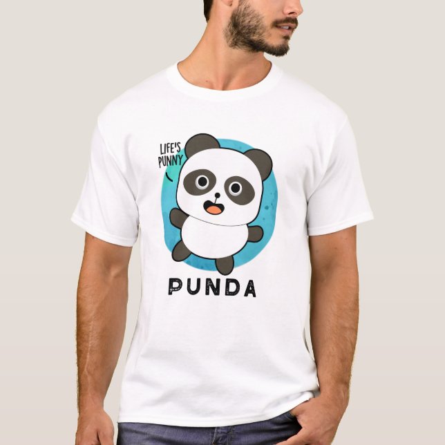 Camiseta Punda Graciosa Animal Panda Pun (Anverso)