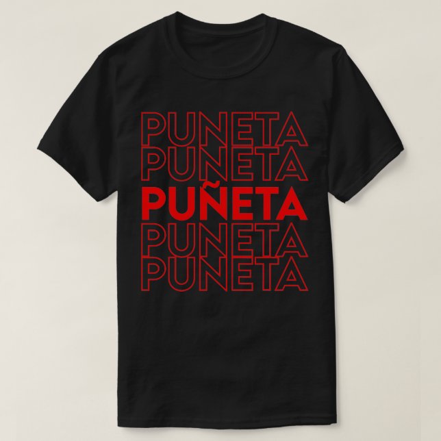 Camiseta Puneta Puerto Rico Flag Boricua Pride Gift Map Coq (Diseño del anverso)