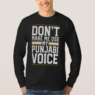 Camiseta Punjab indio de voz punjabí