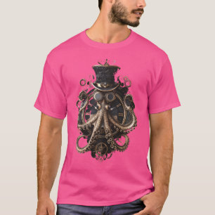 Camiseta Punk al vapor Octopus Steampunk