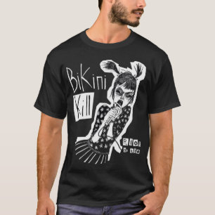 Camiseta punk bikini de banda de matar