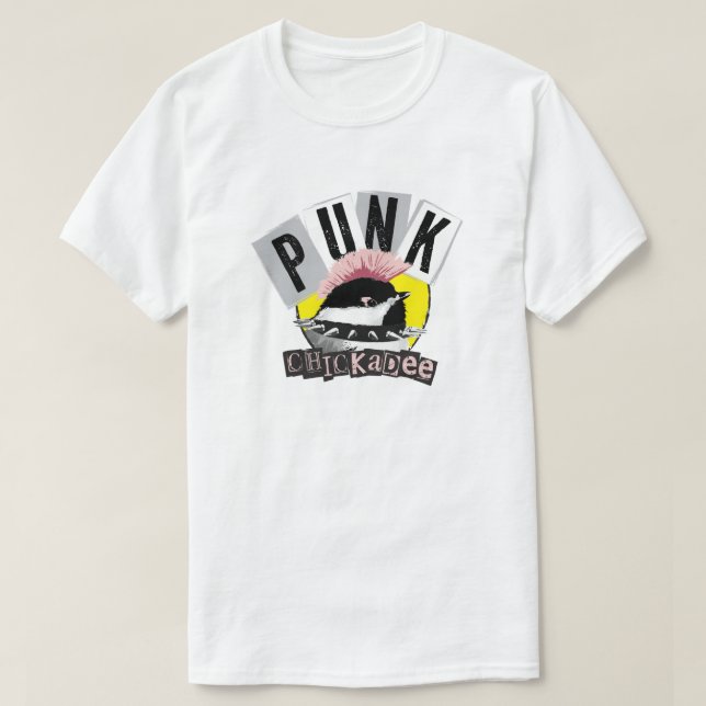 Camiseta Punk Chickadee (Diseño del anverso)