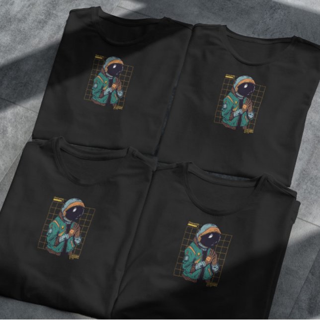 Camiseta Punk cibernético de traje astronauta (Subido por el creador)