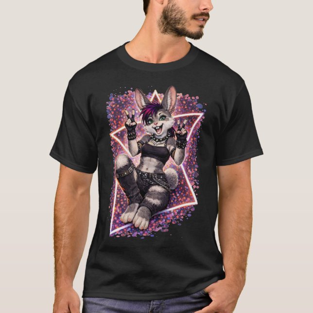 Camiseta Punk Conejo (Anverso)