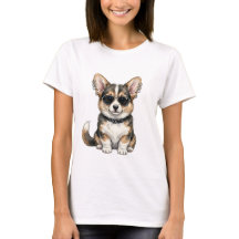 Camiseta Punk Corgi en ambos lados