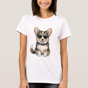 Camiseta Punk Corgi en ambos lados