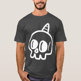Camiseta Punk Cute Skull Rock Skeleton Gótico Grim Hallowee