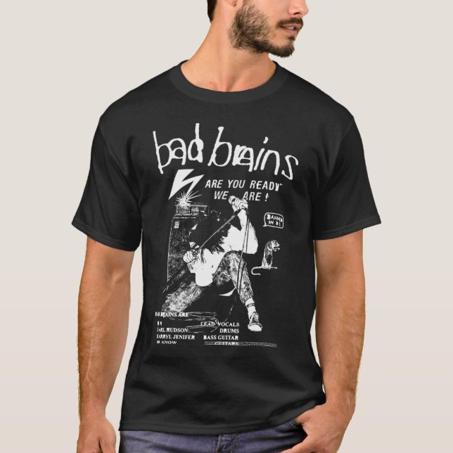Camiseta Punk de Bad Brains (Anverso)