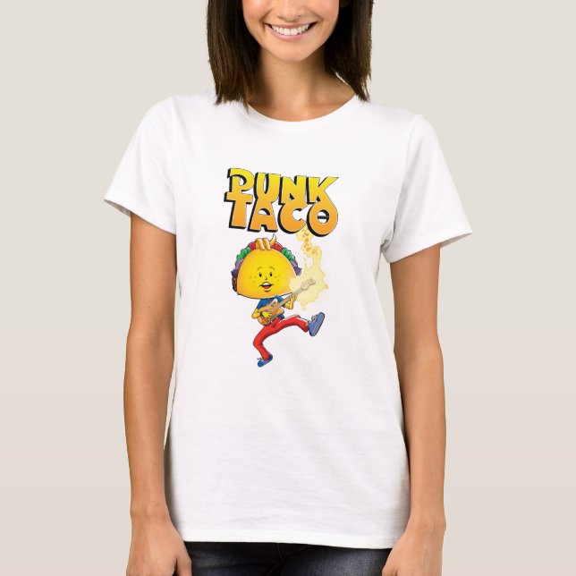 Camiseta PUNK de las mujeres clásicas de TACO (Anverso)