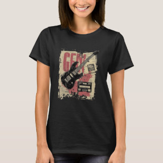 Camiseta punk de los años 80 y 90 Grunge Music Gen X Rocker