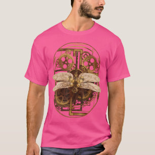 Camiseta Punk de vapor Dragonfly Mechanan Victorian Steampu
