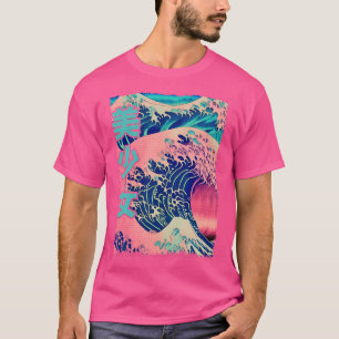 Camiseta Punk de vaporwave Cyber Pastel retro japonés Gran 