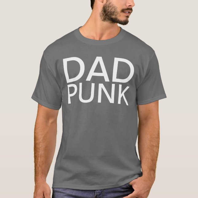 Camiseta punk del papá (Anverso)