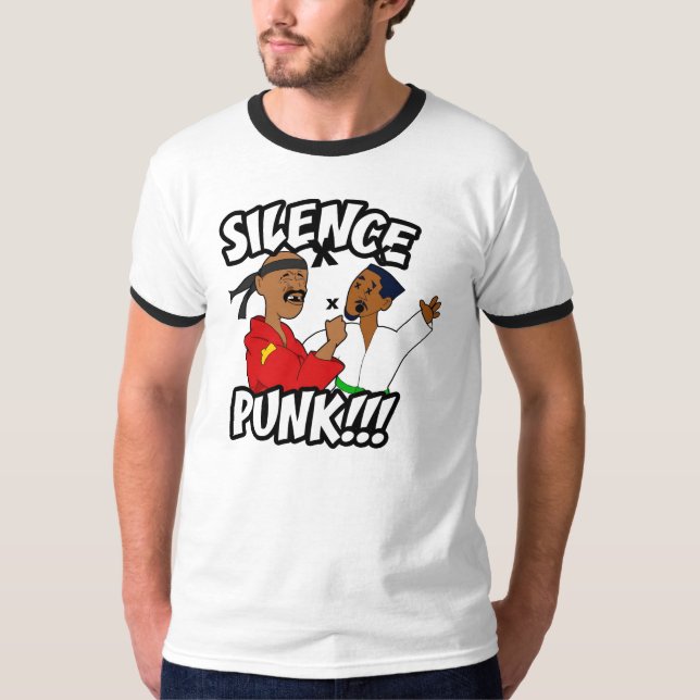 Camiseta Punk del silencio de DFJ (Anverso)
