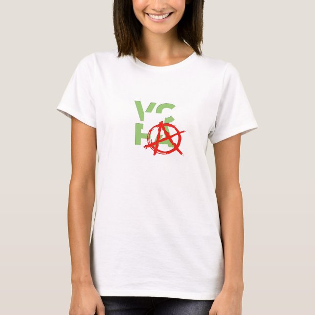 Camiseta ¡Punk del VCFA de las mujeres! (Anverso)