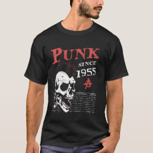 Camiseta Punk desde 1955, Punk de 69 años y fijo, Punk