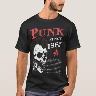 Camiseta Punk Desde 1967, Punks no muertos, 57 años y