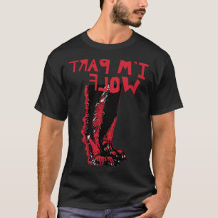 Camiseta Punk En Parte Lobo Animal Humano Salvaje