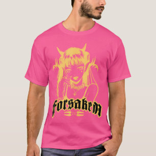 Camiseta Punk estético de Chica de arte de ánime gótico aba