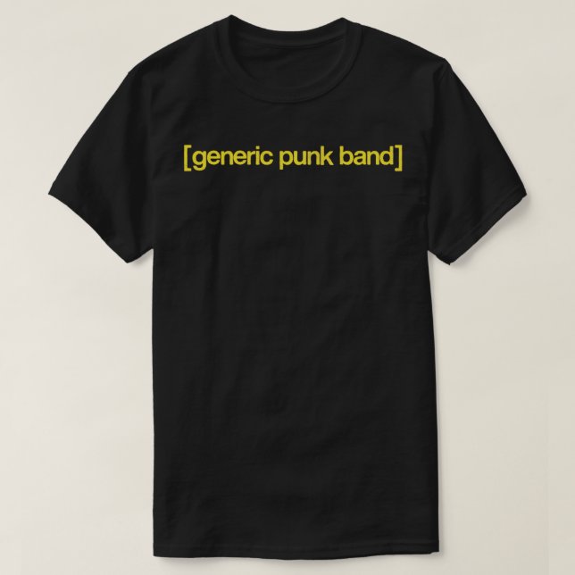 Camiseta Punk genérico 1 (Diseño del anverso)