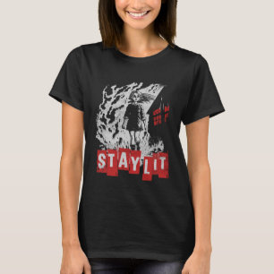 Camiseta Punk gótico gótico paralizado e irónico Chica sarc