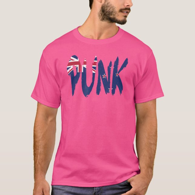 Camiseta Punk hasta que muera Nueva Zelanda Bandera Kiwi Ed (Anverso)
