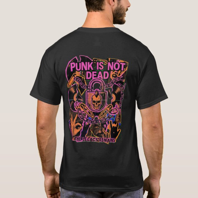 Camiseta Punk Is Not Dead – Backstreet Rhythm Grun (Reverso)