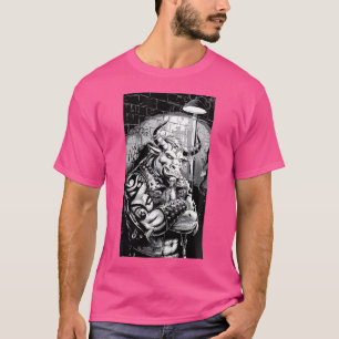 Camiseta Punk Minotaur Mitología Rebel Street Art