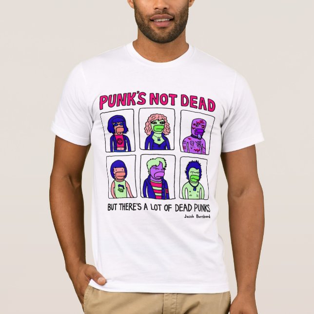 Camiseta Punk no muerto (Anverso)