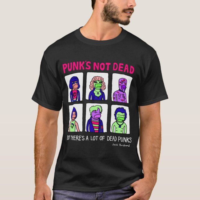 Camiseta Punk no muerto (Anverso)