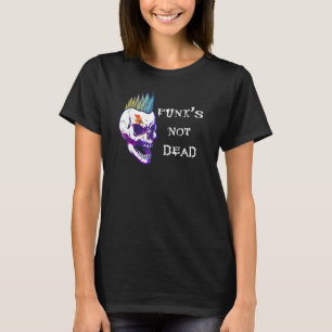 Camiseta Punk no muerto Punk cráneo rock vintage
