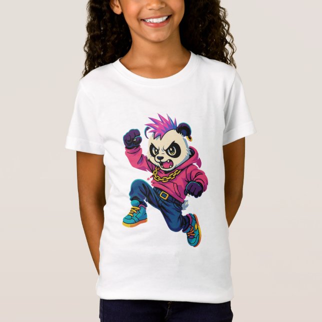 Camiseta Punk Panda Power (Anverso)