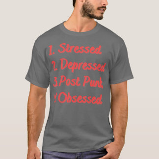 Camiseta Punk post-depresión enfatizado obsesionado