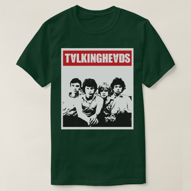 Camiseta Punk post Talking Heads (Diseño del anverso)