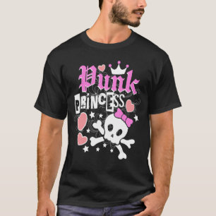 Camiseta Punk Princess Emo Skater Rocker Rebel