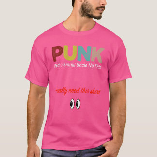 Camiseta Punk Profesional Tío No Niños