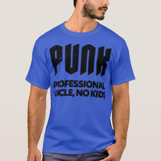 Camiseta Punk Profesional Tío No Niños Punk Rock Diseño 1