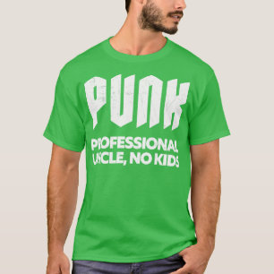Camiseta Punk Profesional Tío No Niños Punk Rock Diseño 2