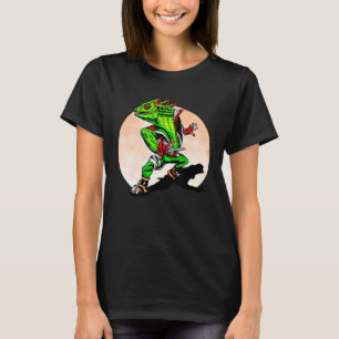 Camiseta Punk Retro Lizard Reptile de Iguana Man