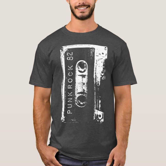 Camiseta Punk Rock 80 Concierto mixtape Vintage (Anverso)