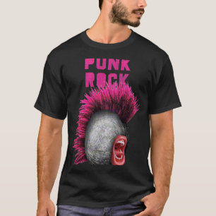 Camiseta Punk Rock Mohawk Stone Guay Hair Clever Oldies Mu