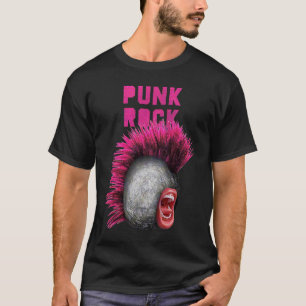 Camiseta Punk Rock Mohawk Stone Guay Hair Clever Oldies Mu
