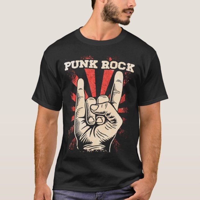 Camiseta Punk Rock Retro Punkrock 7 (Anverso)
