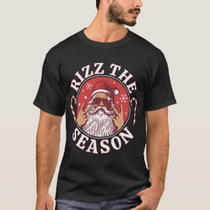 Camiseta Punk Rock Retro Rizz La Graciosa Santa Cláusula De