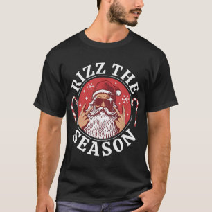 Camiseta Punk Rock Retro Rizz La temporada Graciosa Santa C