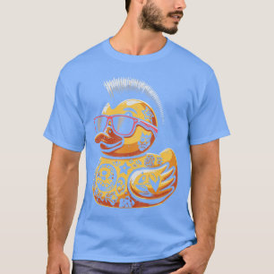 Camiseta Punk Rock Rockeroddler Niños Pato de goma Mohawk