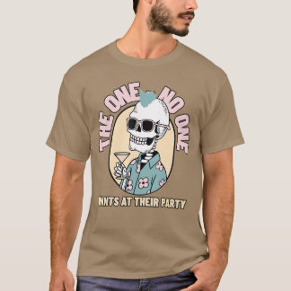 Camiseta Punk Rock Skeleton The One No One Wants At Their P
