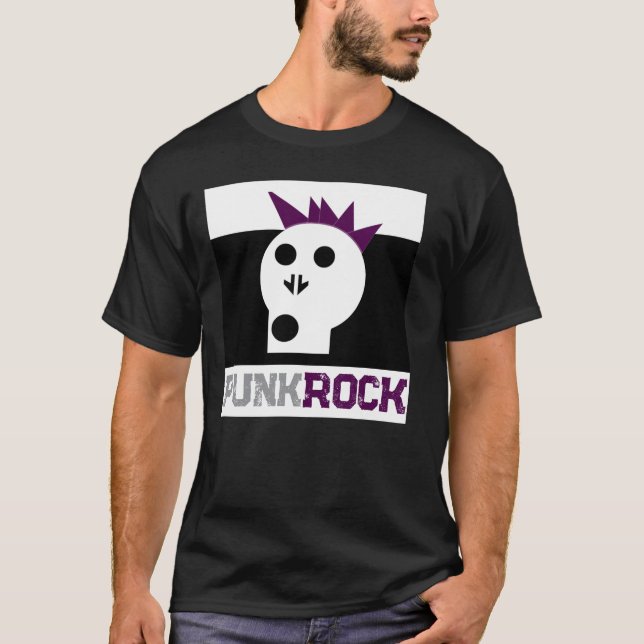 Camiseta Punk Rock Skullnskin Graphics Tee (Anverso)