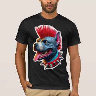 CAMISETA PUNK ROCK STAFFY-RED
