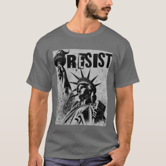 Camiseta Punk Rock Vive La Resistencia Libertad Resistencia